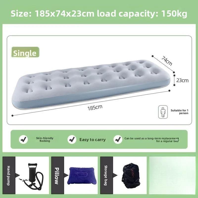 Outdoor Bed Air Cushion Nap Bed Heightening Thickening Air Mattress Inflatable Bed Home Single Air Mattress Double Lunch Break