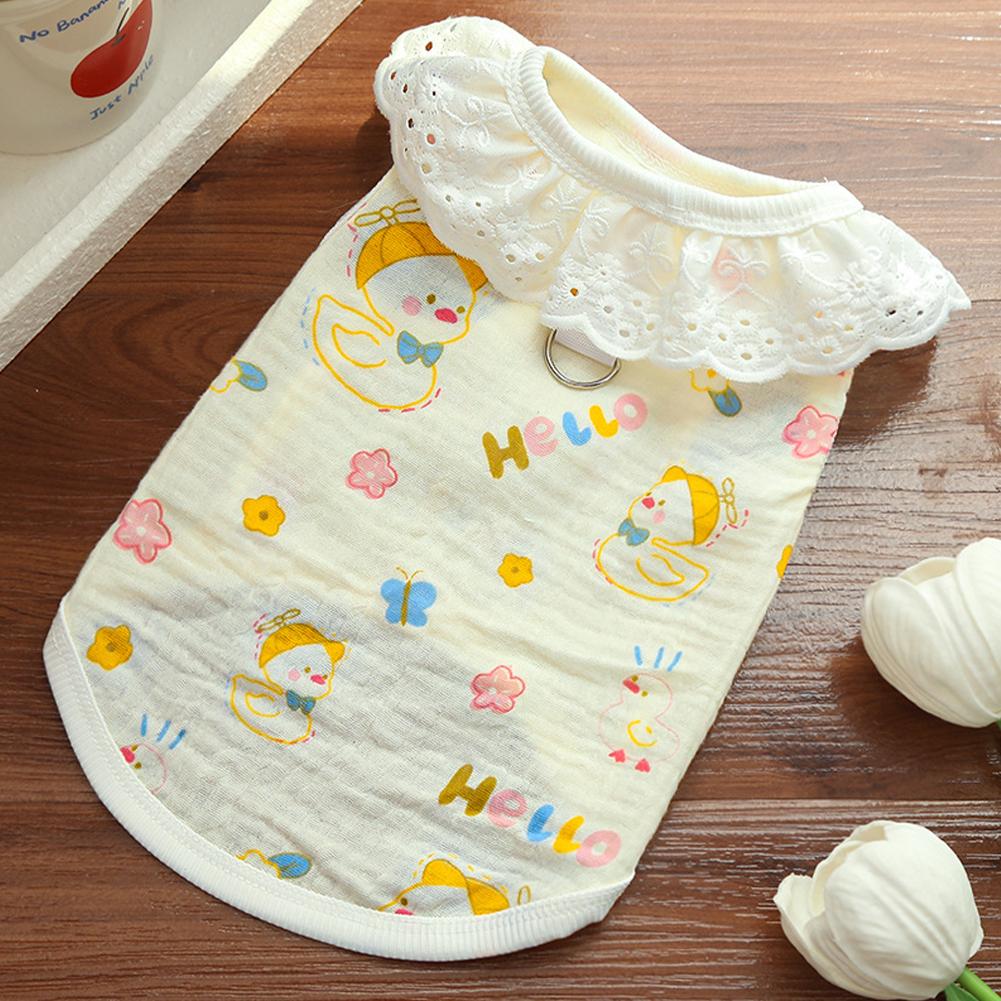XL-7XL Golden Retriever French Bulldog Clothes Summer Breathable Soft Pet Clothes For Medium and Large Dogs