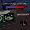 Universal Off-Road Inclinometer HUD with Voltmeter