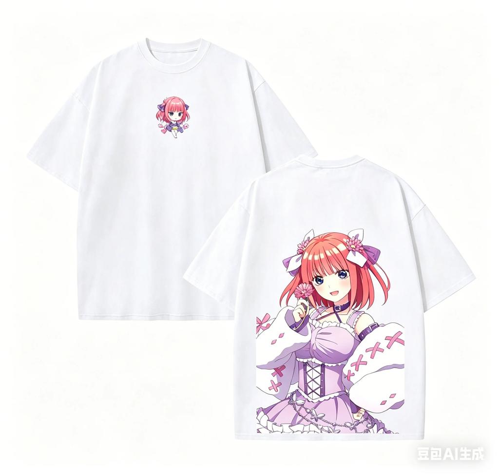 The Quintessential Quintuplets Nino Nakano Classic Cotton TShirt New Personalized Clothing Loose Fit AllSeason
