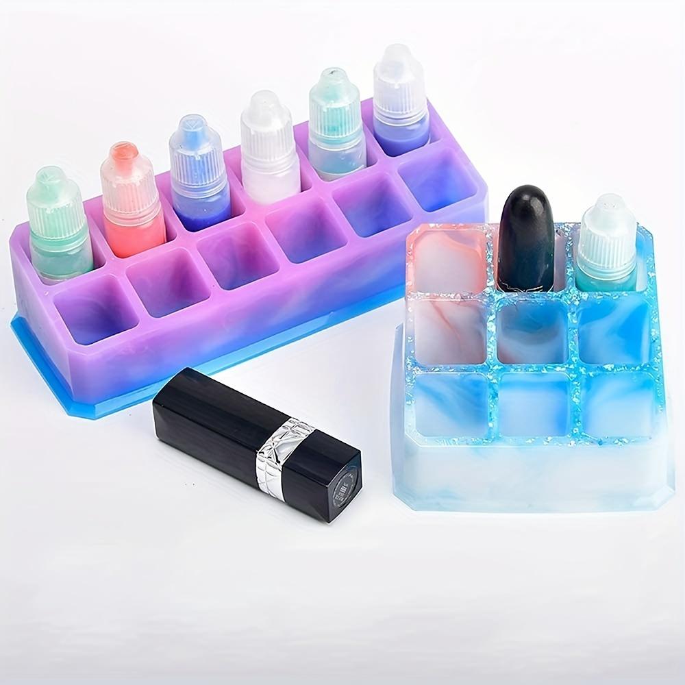 WTEMPO Spring Summer Ice Cube Making Mols DIY Silicone Epoxy Resin Mold Multi-Slot Organizers Casting Molds