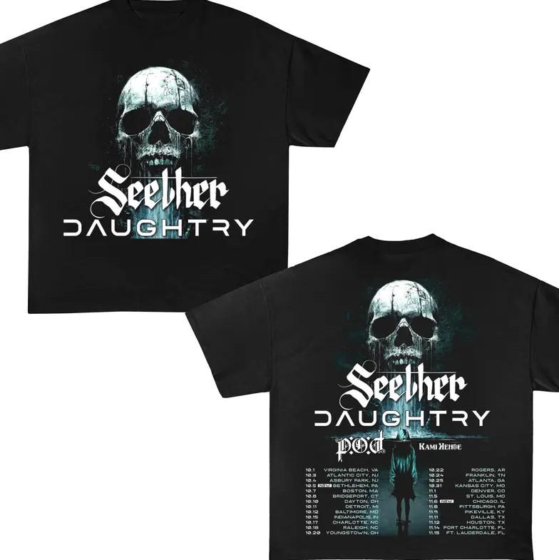 Seether x Daughtry Tour 2026 Shirt l Unisex shirt Seether Mercht shirt S