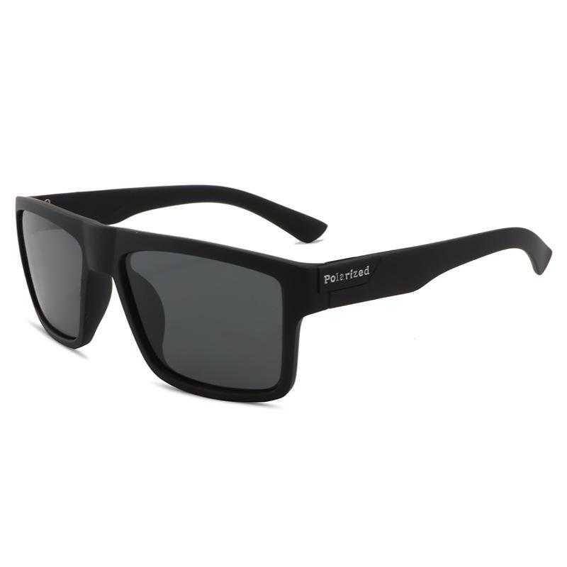 

New Fashion Men s Sunglasses Fishing Outdoor Sports Polarized European American Trendy Color Coated Film Glasses Frame