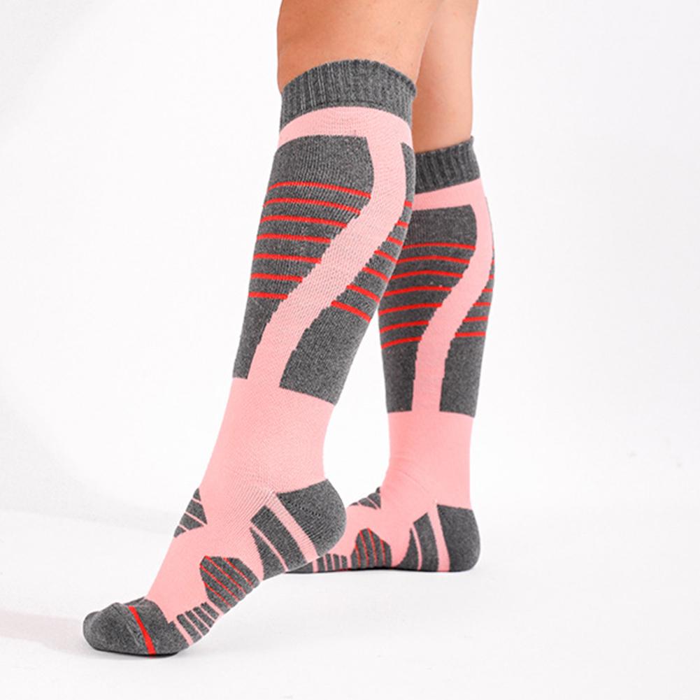 Winter Thermal Ski Socks Sweat-Absorbing Winter Warm Thickening Ski Stockings for Women Outdoor Skiing Cycling Running Hiking