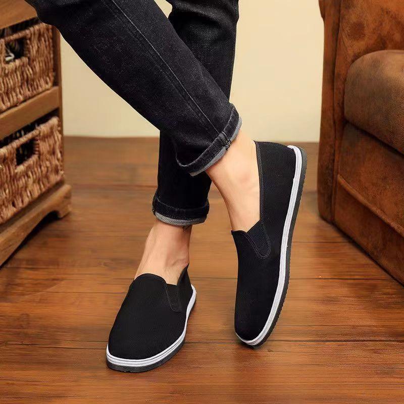 Fashion Classic and comfortable soft sole, one foot pedaling tire sole, old Beijing cloth shoes, casual and lazy work shoes39-44