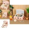 Wooden Simulation Kitchen Barbecue And Cooking Utensils Children Toy Set For Kids Play And Learning