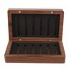 Fly Hook Fishing Box Black Walnut Wood Fishing Bait Case Tackle Box for Fishing Gear Organization