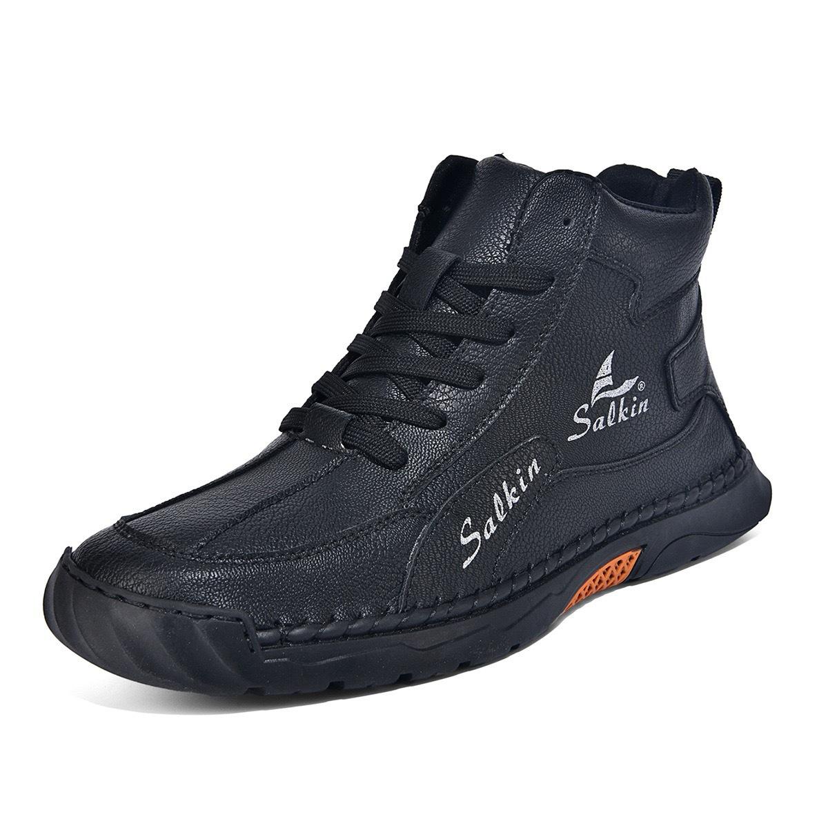 

Large-size Outdoor Men s Casual Short Boots 38 чёрный
