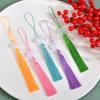 2pcs/Lot White Lotus Pendant Tassel Hanging Tassel Silk Fringe Bangs Flower Tassel Trim Key For Curtains Home Decor Accessories