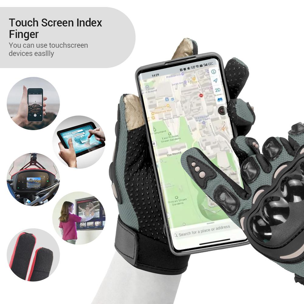 New Summer Motorcycle Gloves For Men And Women Anti Fall Breathable Anti Slip Touch Screen Off-road Motorcycle Gloves