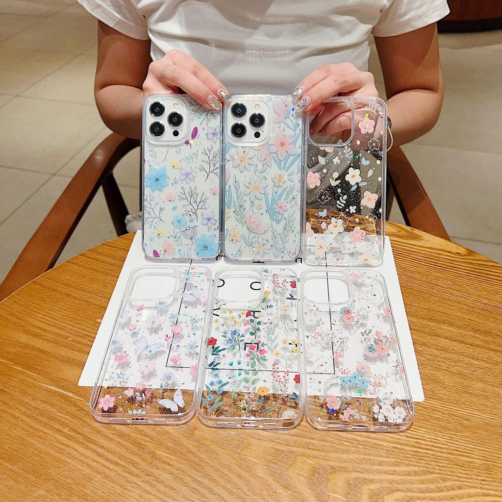 Fresh and Small Floral Mobile Phone Case for Apple IPhone16ProMax/15Plus/14/13XR/12mini