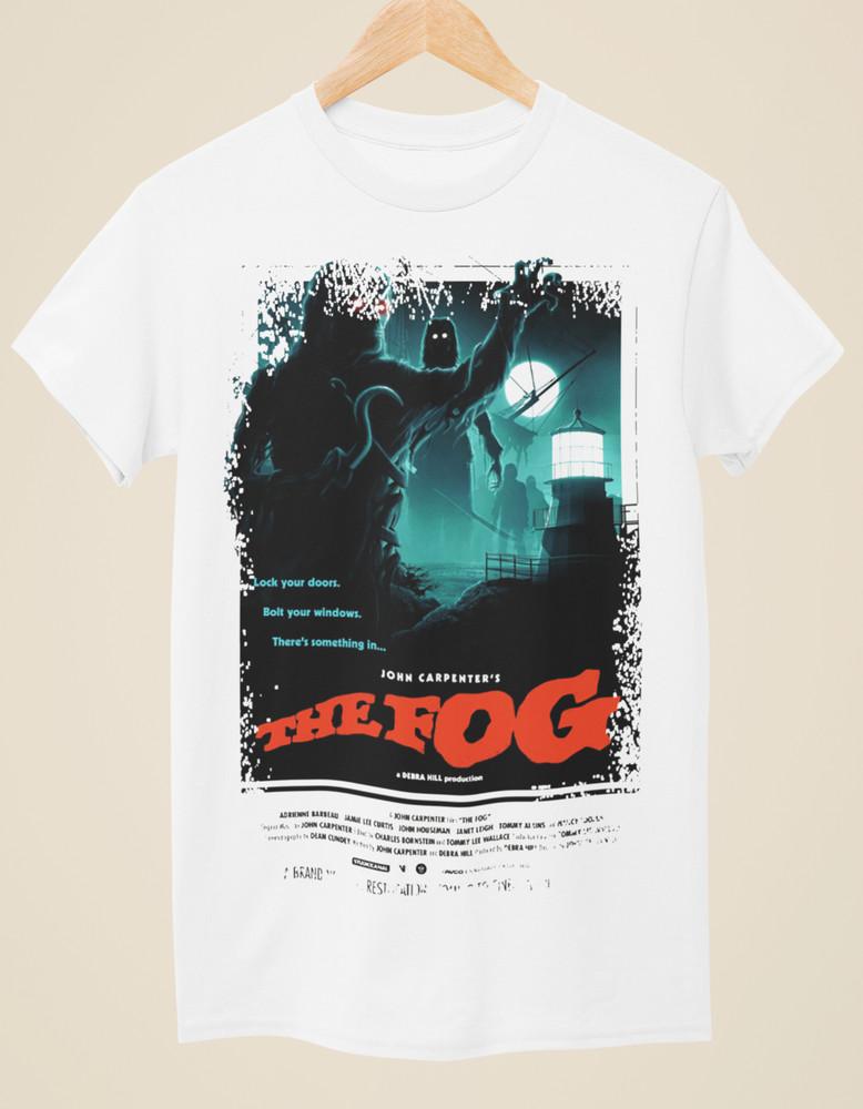 The Fog - Movie Poster Inspired Unisex White T-Shirt Unisex T-Shirt XXL