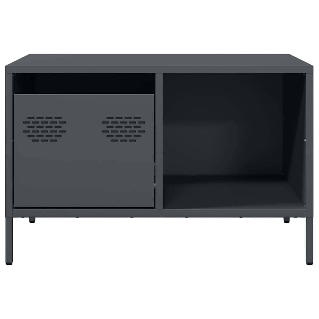 Coffee Table Anthracite 68.5 X 50 X 43.5 Cm Cold Rolled Steel