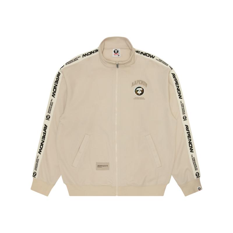 Aape logo-tape zip-up jacket AAPSWMA398XXM