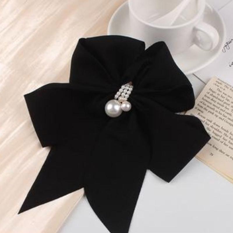 New Oversize Bowknot Pearl Barrettes Hairpins Hair Band Trendy Hairpin Hair Clip