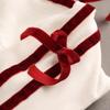 Girls' Embroidered Bow Long-Sleeve T-Shirt for Spring & Autumn