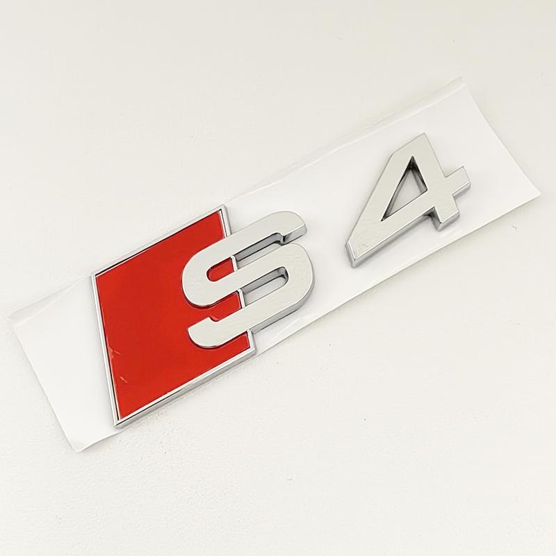 2026 3D ABS Chrome Black Logo S3 S4 S5 S6 S7 S8 Emblem Car Trunk Badge Sticker For Audi 8Y 8P 8V B6 B8 B9 8T C4 C6 C7 C8 Accessories