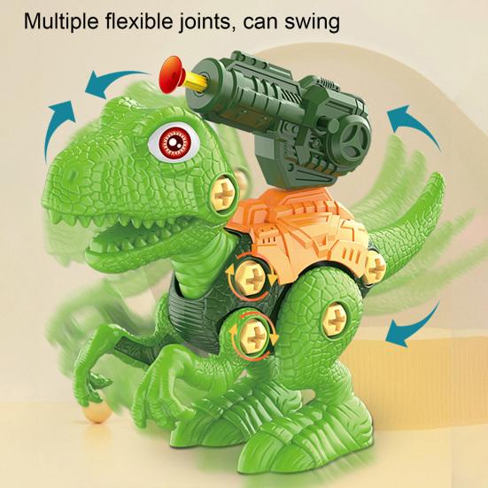 1 Zestaw umiejętności szkoleniowych Interakcja rodzic-dziecko Ekologiczny ze śrubokrętem Dzieci DIY Składanie modelu dinozaura Zabawki zmontowane