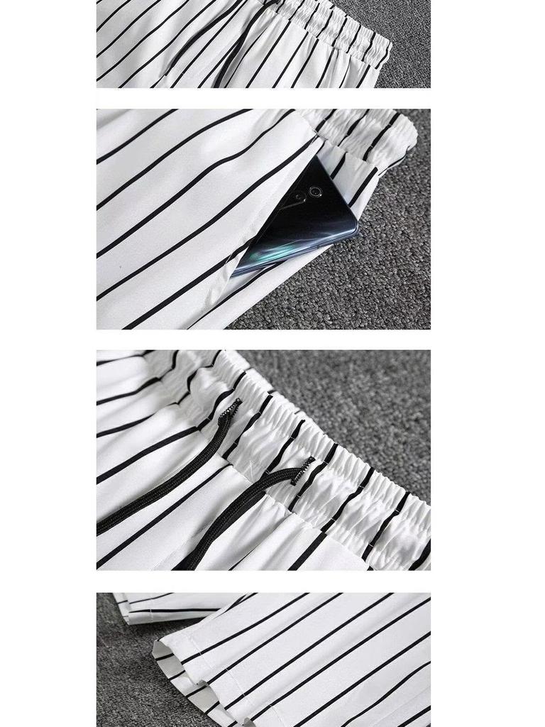 Men's Quick-Dry American Print Basketball Shorts