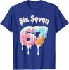 Cute Meme Cream Drip Six Seven 67 Cream Unisex T-Shirt