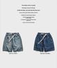 Men's Summer Hip-Hop Denim Shorts: Japanese Trend, Loose-Fit Casual Five-Point Workwear