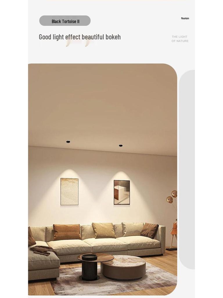 Anti-Fog Narrow Edge LED Downlight for Kitchen & Bathroom Ceilings