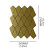 1 Pcs Modern Peel And Stick Backsplash Tiles DIY Kitchen Bathroom Wall Sticker Home Decor Waterproof Self-Adhesive Mosaic Tiles