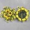 Sunflower Harvest Festival Wreath: Thanksgiving Door & Window Decoration with Faux Flowers