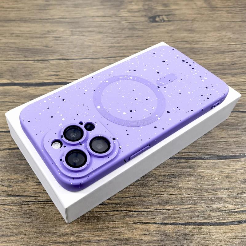 Luxury Silicone Case For iPhone 17 16 15 14 13 12 11 Pro Max Plus 16Pro 15Pro 14Pro 13Pro For Magsafe Mag Safe Charge Covers