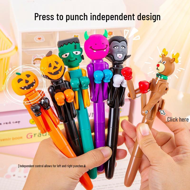 Linlangtou Creative Stress Relief Boxing Pen - Fun Gift for Elementary Students
