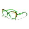 Ryan's new anti-blue glasses women's European, American ins fashion polygon face small myopia frame glasses
