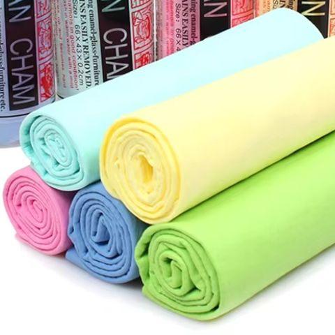 {Summer2} 1Pcs Quick-Drying PVA Car Washing Towel Ultra Absorbent Scratch-Free Towel For Auto Maintenance Soft Deerskin Cloth