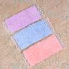 3Pcs/Set Dollhouse Miniature Towels Model Simulation Lace Bath Towels Doll House Bathroom Diy Decor Kids Pretend Play Toys-Toy