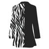 Women's Fashion Lapel Printed Jacket Temperament Casual Suit Jacket