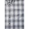Customellow Grey Relaxed Fit Check Shirt Cwsaw25112gyx