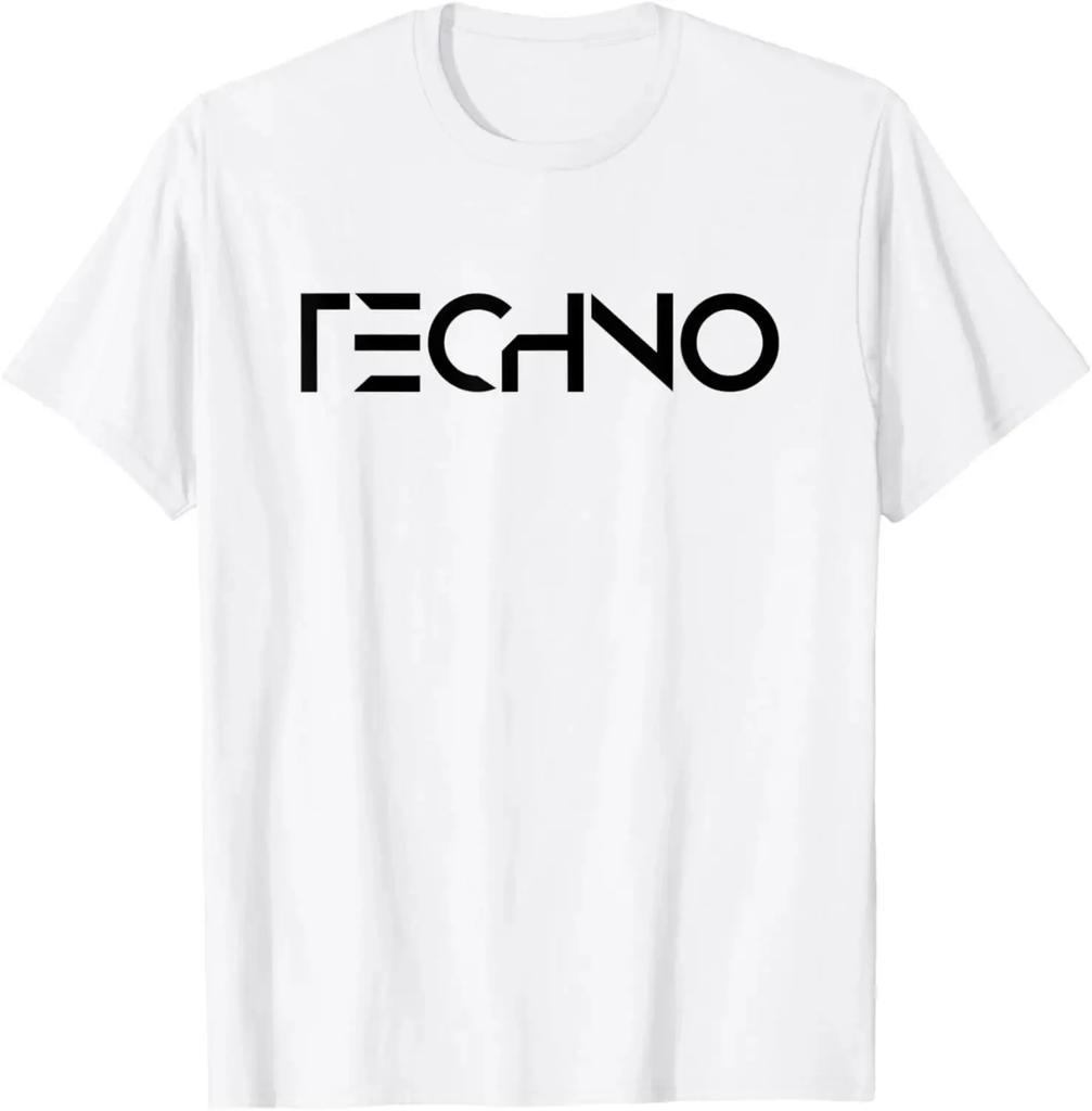 Techno Music Optical Illusion Glitch Trippy Edm Rave Tshirt Vintage Unisex Clothes Y2k Top Ropa De Mujer