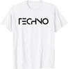Techno Music Optical Illusion Glitch Trippy Edm Rave Tshirt Vintage Unisex Clothes Y2k Top Ropa De Mujer