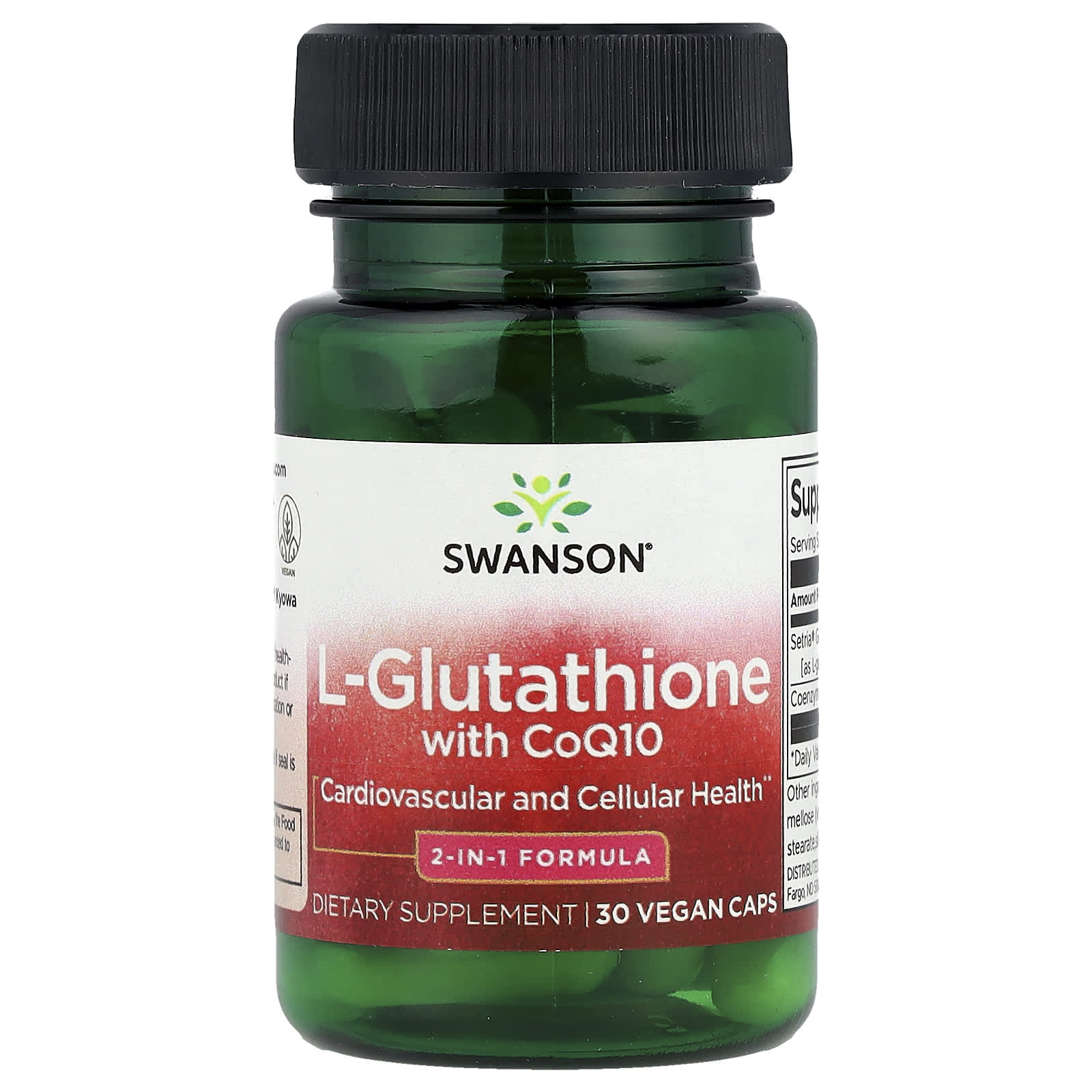 

L-Glutathione with Coq10, 30 Veggie Capsules