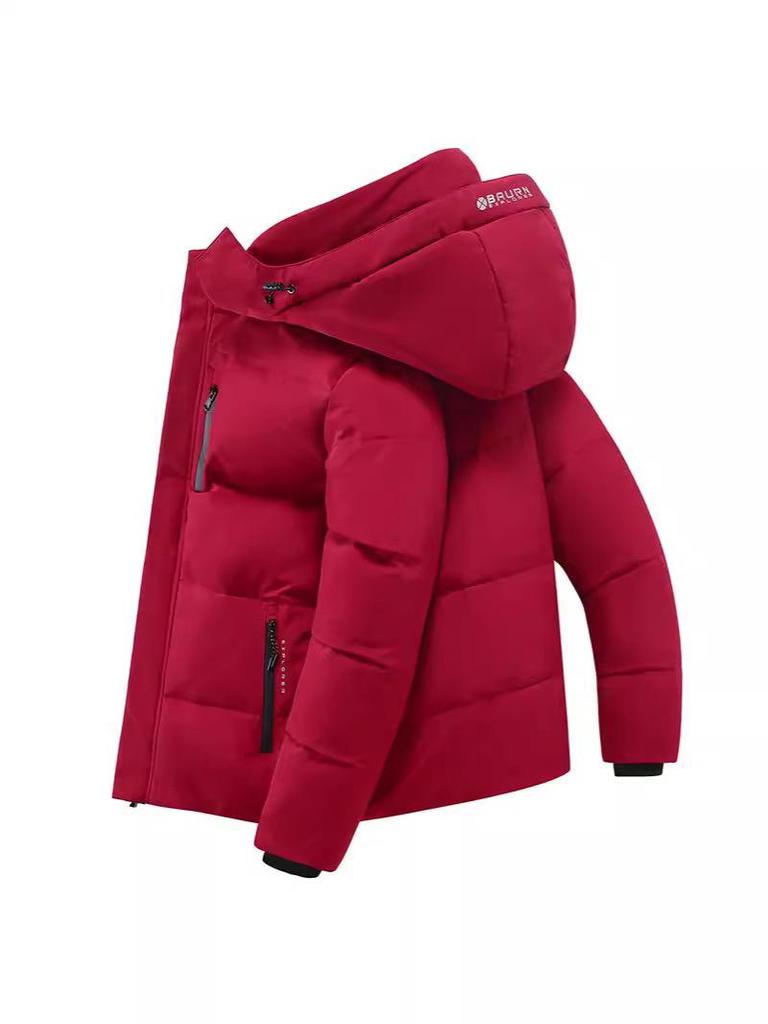 Men's European & American Style Hooded Winter Jacket