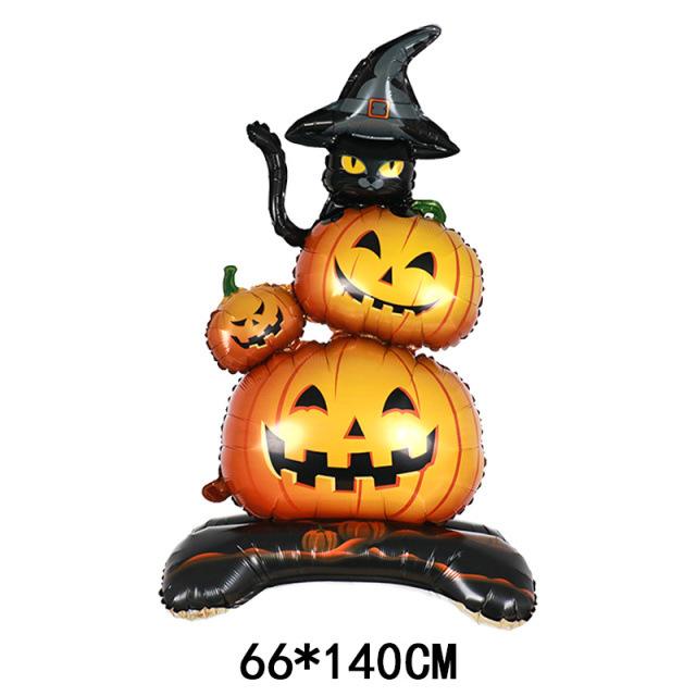 

Halloween Ghost Pumpkin Stand Balloon Halloween Party Decoration Inflatable Balloons