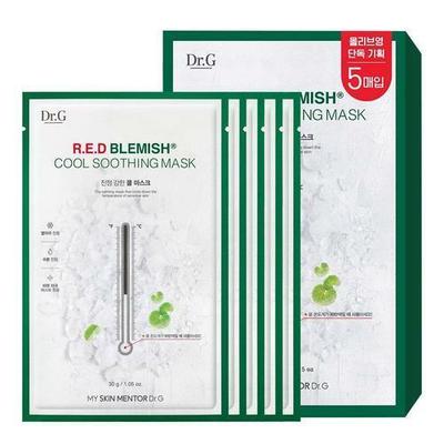Red Blemish Cool Soothing Mask Sheet 5 Sheets