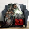 1pc Walking Dead Throw Blanket Soft Flannel, Cozy All Season Polyester Perfect for Home, Office