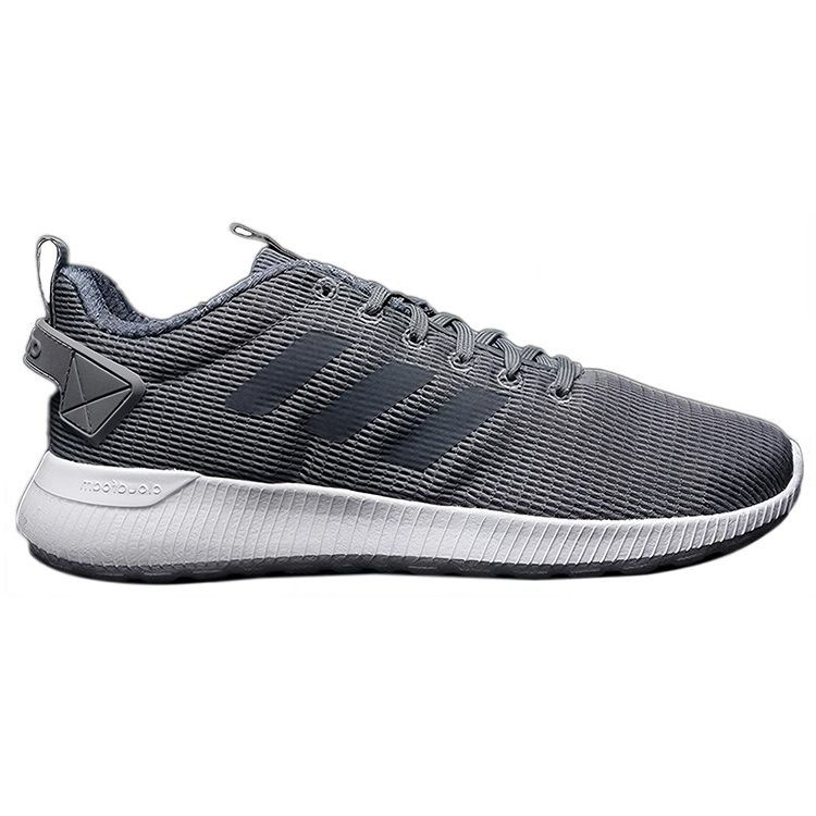 Adidas Neo Lite Racer Comfortable Versatile Shock Absorbing Low Top Casual Shoes Unisex Sneaker Gray FW9708