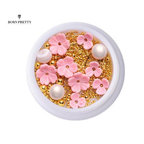 

Мушля Квітка Намистинка Нігті Орнаменти Стрази Змішаний 3D Nail Art Бліскітки DIY Манікюр Ювелірні прикраси Декор 3