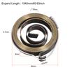 Molletta di Ritorno per Trapano a Colonna Molla del Mandrino Molla a Spirale di Ritorno dell'Alimentazione Assemblaggio Rivestimento Nero Espandi Lunghezza 680-1800mm Diametro Esterno Molla 34-66mm