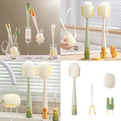Multifunctional Cup Cleaning Tool For Effortless Washing And Drying Kitchen Use Bottle Cup Cleaning Brush Efficient