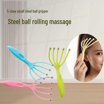 Five-Claw Octopus Head Massager Roller & Scalp Scratcher