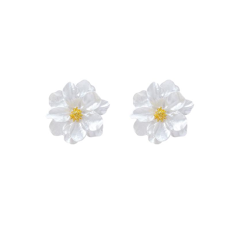 French Style Camellia Women's Earrings - Spring/Summer 2025 Trend: Elegant, Versatile, Super Fairy Design