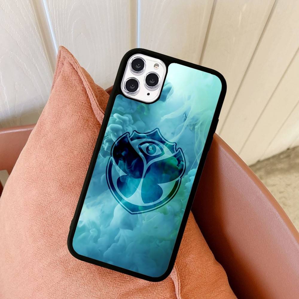 T-tomorrowland Logo Für iPhone 17 16 15 14 13 Pro 12 11 Pro Max Harte PC+TPU Handyhüllen Rückseite