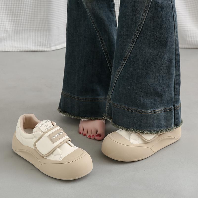 Thick baseplate shoes new spring maternity bread shoe size Velcro 34